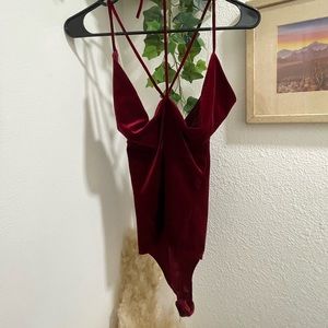 Velour bodysuit
